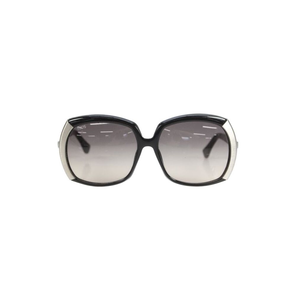 Tods Wpmens Oversized Square Sunglasses Black Size 59-15 130mm